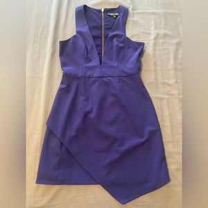 NBD x Naven Dreaming Bodycon Mini in Dark Cobalt, size XS